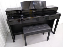 Load image into Gallery viewer, Yamaha Clavinova CLP-545PE in Polished Ebony glossy black. stock nr 22107