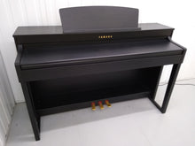 Load image into Gallery viewer, Yamaha Clavinova CLP-440 Digital Piano in satin black with matching stool stock no. 22106