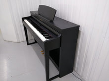 Load image into Gallery viewer, Yamaha Clavinova CLP-440 Digital Piano in satin black with matching stool stock no. 22106