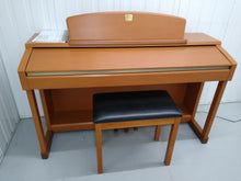 Load image into Gallery viewer, Yamaha Clavinova CLP-150c Digital Piano with stool in light oak stock nr 22113