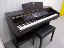 Load image into Gallery viewer, Yamaha Clavinova CVP-204 in Rosewood with matching stool. stock nr 22116