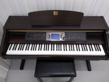 Load image into Gallery viewer, Yamaha Clavinova CVP-204 in Rosewood with matching stool. stock nr 22116