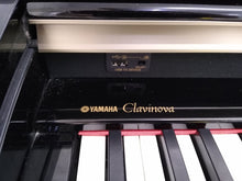 Load image into Gallery viewer, Yamaha Clavinova CLP-240PE Digital Piano polished GLOSSY BLACK stock # 22119