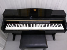 Load image into Gallery viewer, Yamaha Clavinova CLP-240PE Digital Piano polished GLOSSY BLACK stock # 22119