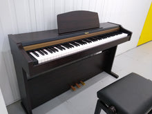 Load image into Gallery viewer, Roland HP101e Digital Piano with stool weighted keys 3 pedals, stock # 22127