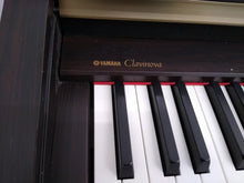 Load image into Gallery viewer, Yamaha Clavinova CLP-130 Digital Piano and stool in rosewood stock number 22121