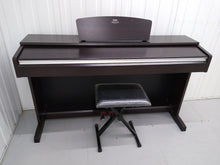 Load image into Gallery viewer, Yamaha Arius YDP-141 digital piano in rosewood with folding stool stock # 22148