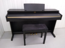 Load image into Gallery viewer, Yamaha Arius YDP-162 Digital Piano satin black, clavinova keyboard stock # 22141