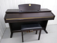 Load image into Gallery viewer, Yamaha Clavinova CLP-120 Digital Piano and stool Full Size 88 keys stock # 22157