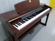 Load image into Gallery viewer, Yamaha Clavinova CLP-150 Digital Piano with stool in mahogany stock nr 22163
