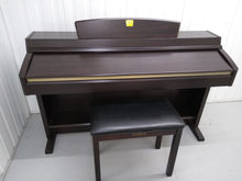 Load image into Gallery viewer, Yamaha Clavinova CLP-240 Digital Piano in rosewood + stool stock nr 22187