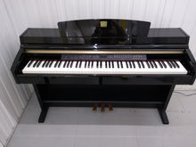 Load image into Gallery viewer, Yamaha Clavinova CLP-240PE Digital Piano polished GLOSSY BLACK stock # 22174