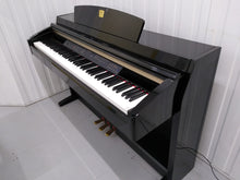 Load image into Gallery viewer, Yamaha Clavinova CLP-240PE Digital Piano polished GLOSSY BLACK stock # 22174