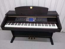 Load image into Gallery viewer, Yamaha Clavinova CVP-205 in rosewood with big speakers in base stock nr 22176