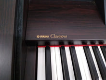 Load image into Gallery viewer, Yamaha Clavinova CVP-205 in rosewood with big speakers in base stock nr 22176