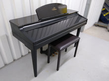 Load image into Gallery viewer, Yamaha Clavinova CVP-107 digital piano / arranger glossy black / dark rosewood. stock nr 22173