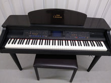 Load image into Gallery viewer, Yamaha Clavinova CVP-107 digital piano / arranger glossy black / dark rosewood. stock nr 22173