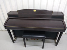 Load image into Gallery viewer, Yamaha Clavinova CLP-270 in dark rosewood with piano stool. stock n. 22193