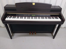 Load image into Gallery viewer, Yamaha Clavinova CLP-270 in dark rosewood with piano stool. stock n. 22193