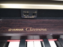 Load image into Gallery viewer, Yamaha Clavinova CLP-270 in dark rosewood with piano stool. stock n. 22193