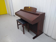 Load image into Gallery viewer, Yamaha Clavinova CVP-205 in mahogany with big speakers in base stock nr 22194