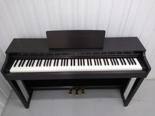 Load image into Gallery viewer, Yamaha clavinova CLP-525 digital piano in rosewood colour stock # 22210