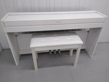 Load image into Gallery viewer, Yamaha Arius YDP-S51 white Digital Piano Slimline space saver stock number 22209