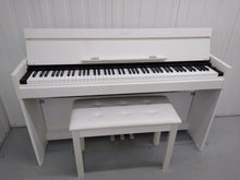 Load image into Gallery viewer, Yamaha Arius YDP-S51 white Digital Piano Slimline space saver stock number 22209
