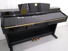 Load image into Gallery viewer, Yamaha Clavinova CLP-240PE Digital Piano polished GLOSSY BLACK stock # 22216