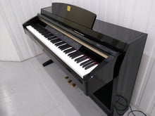 Load image into Gallery viewer, Yamaha Clavinova CLP-240PE Digital Piano polished GLOSSY BLACK stock # 22216