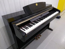Load image into Gallery viewer, Yamaha Clavinova CLP-240PE Digital Piano polished GLOSSY BLACK stock # 22216