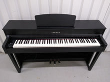 Load image into Gallery viewer, Yamaha Clavinova CLP-635 CLP-635B Digital Piano in satin black stock # 22228