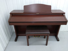 Load image into Gallery viewer, TECHNICS SX-PX665 DIGITAL PIANO IN MAHOGANY + matching stool stock number 22229