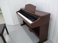 Load image into Gallery viewer, TECHNICS SX-PX665 DIGITAL PIANO IN MAHOGANY + matching stool stock number 22229