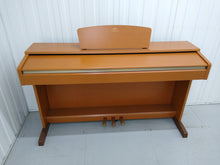 Load image into Gallery viewer, Yamaha Arius YDP-160 Digital Piano in light oak clavinova keyboard stock # 22243