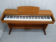 Load image into Gallery viewer, Yamaha Arius YDP-160 Digital Piano in light oak clavinova keyboard stock # 22243