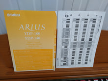 Load image into Gallery viewer, Yamaha Arius YDP-160 Digital Piano in light oak clavinova keyboard stock # 22243