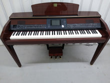 Load image into Gallery viewer, Yamaha Clavinova CVP-505PM digital piano arranger polished mahogany stock number 22237