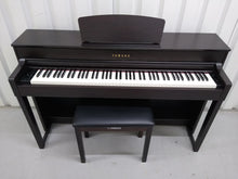 Load image into Gallery viewer, Yamaha Clavinova CLP-535 in dark rosewood + matching stool stock # 22264