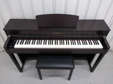 Load image into Gallery viewer, Yamaha Clavinova CLP-535 in dark rosewood + matching stool stock # 22264