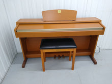 Load image into Gallery viewer, Yamaha Clavinova CLP-220 Digital Piano in light oak, DELIVERY, stock no 22259