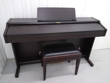 Load image into Gallery viewer, Roland RP301 Digital Piano in rosewood Full Size 88 weighted keys, 3 pedals stock # 22247