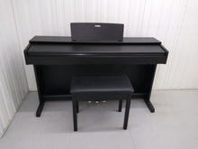 Load image into Gallery viewer, Yamaha Arius YDP-143 Digital Piano satin black weighted keys stock number 22260