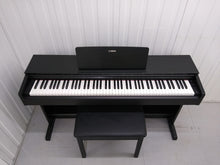 Load image into Gallery viewer, Yamaha Arius YDP-143 Digital Piano satin black weighted keys stock number 22260