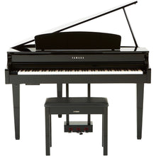 Load image into Gallery viewer, Yamaha Clavinova CLP-565GP in polished glossy black + matching stool.