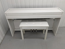 Load image into Gallery viewer, Yamaha Arius YDP-S51 white Digital Piano Slimline space saver stock number 22280