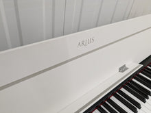 Load image into Gallery viewer, Yamaha Arius YDP-S51 white Digital Piano Slimline space saver stock number 22280