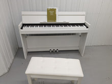 Load image into Gallery viewer, Yamaha Arius YDP-S51 white Digital Piano Slimline space saver stock number 22280