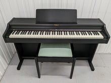 Load image into Gallery viewer, Roland RP301 Digital Piano and stool in black, full size, 3 pedals stock # 22286