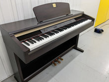 Load image into Gallery viewer, Yamaha Clavinova CLP-120 Digital Piano and stool in rosewood stock # 22282